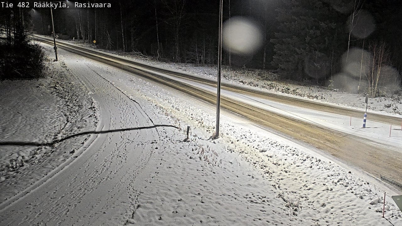 Weather Camera Image Väg 482 Rääkkylä, Rasivaara, Rääkkylä, Pohjois-Karjala