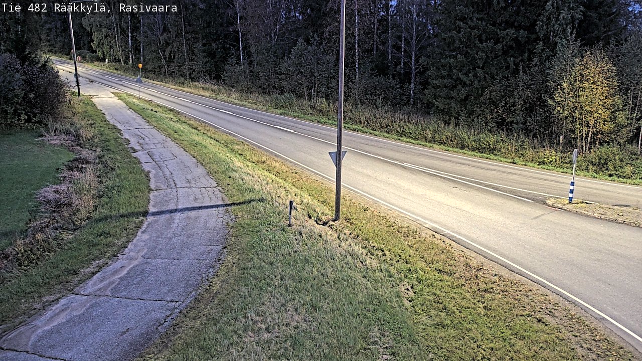Weather Camera Image Väg 482 Rääkkylä, Rasivaara, Rääkkylä, Pohjois-Karjala