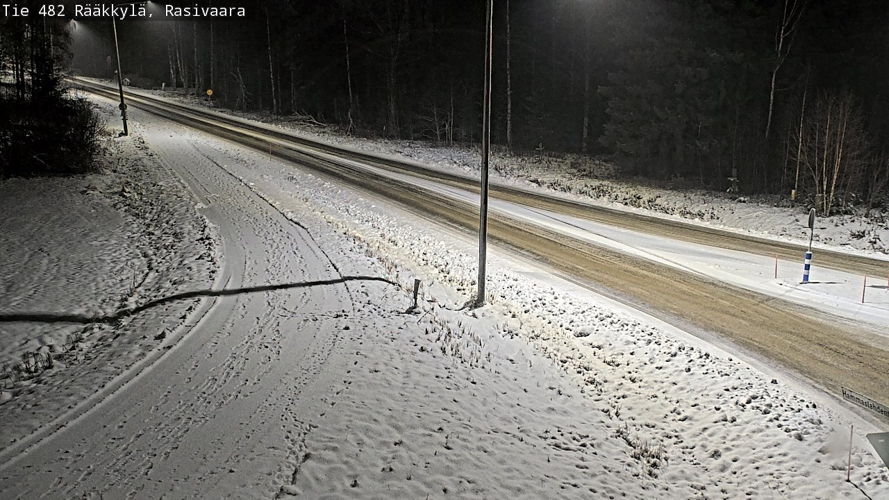 Weather Camera Image Väg 482 Rääkkylä, Rasivaara, Rääkkylä, Pohjois-Karjala