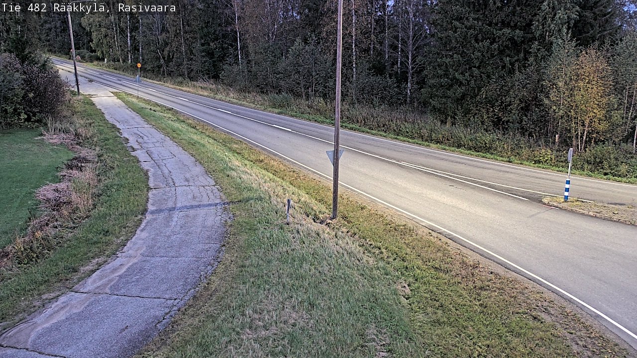 Weather Camera Image Väg 482 Rääkkylä, Rasivaara, Rääkkylä, Pohjois-Karjala
