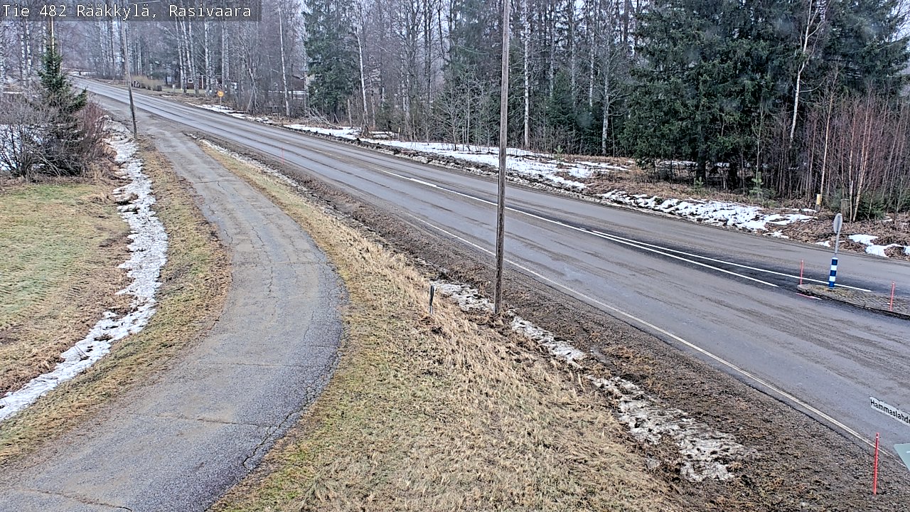 Weather Camera Image Väg 482 Rääkkylä, Rasivaara, Rääkkylä, Pohjois-Karjala