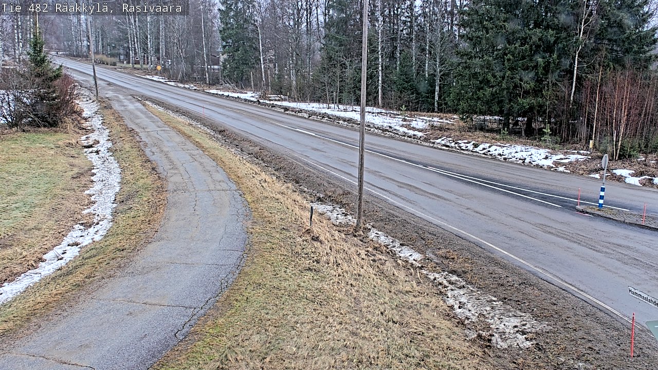 Weather Camera Image Väg 482 Rääkkylä, Rasivaara, Rääkkylä, Pohjois-Karjala