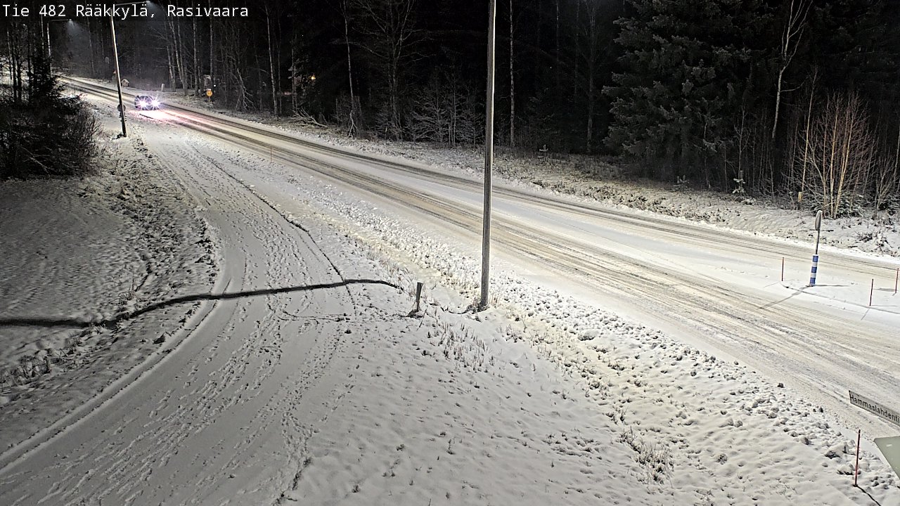 Weather Camera Image Väg 482 Rääkkylä, Rasivaara, Rääkkylä, Pohjois-Karjala