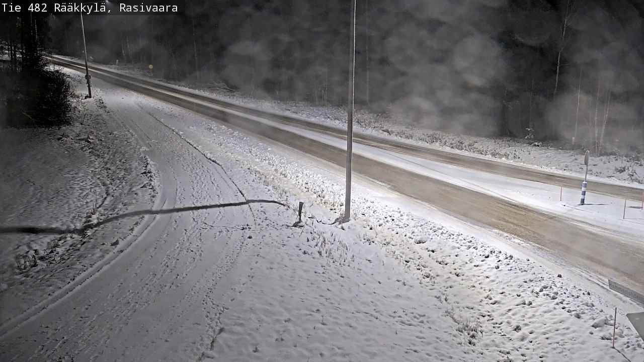 Weather Camera Image Väg 482 Rääkkylä, Rasivaara, Rääkkylä, Pohjois-Karjala