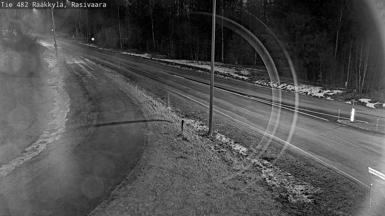 Weather Camera Image Väg 482 Rääkkylä, Rasivaara, Rääkkylä, Pohjois-Karjala