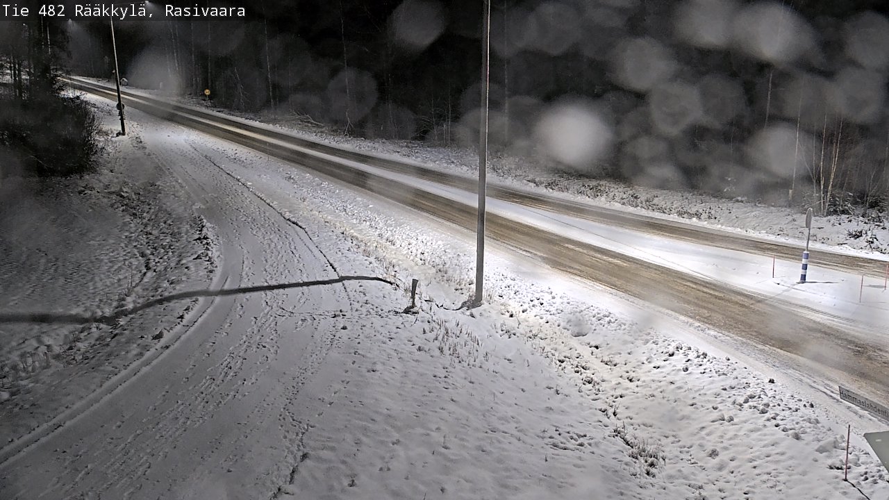 Weather Camera Image Väg 482 Rääkkylä, Rasivaara, Rääkkylä, Pohjois-Karjala