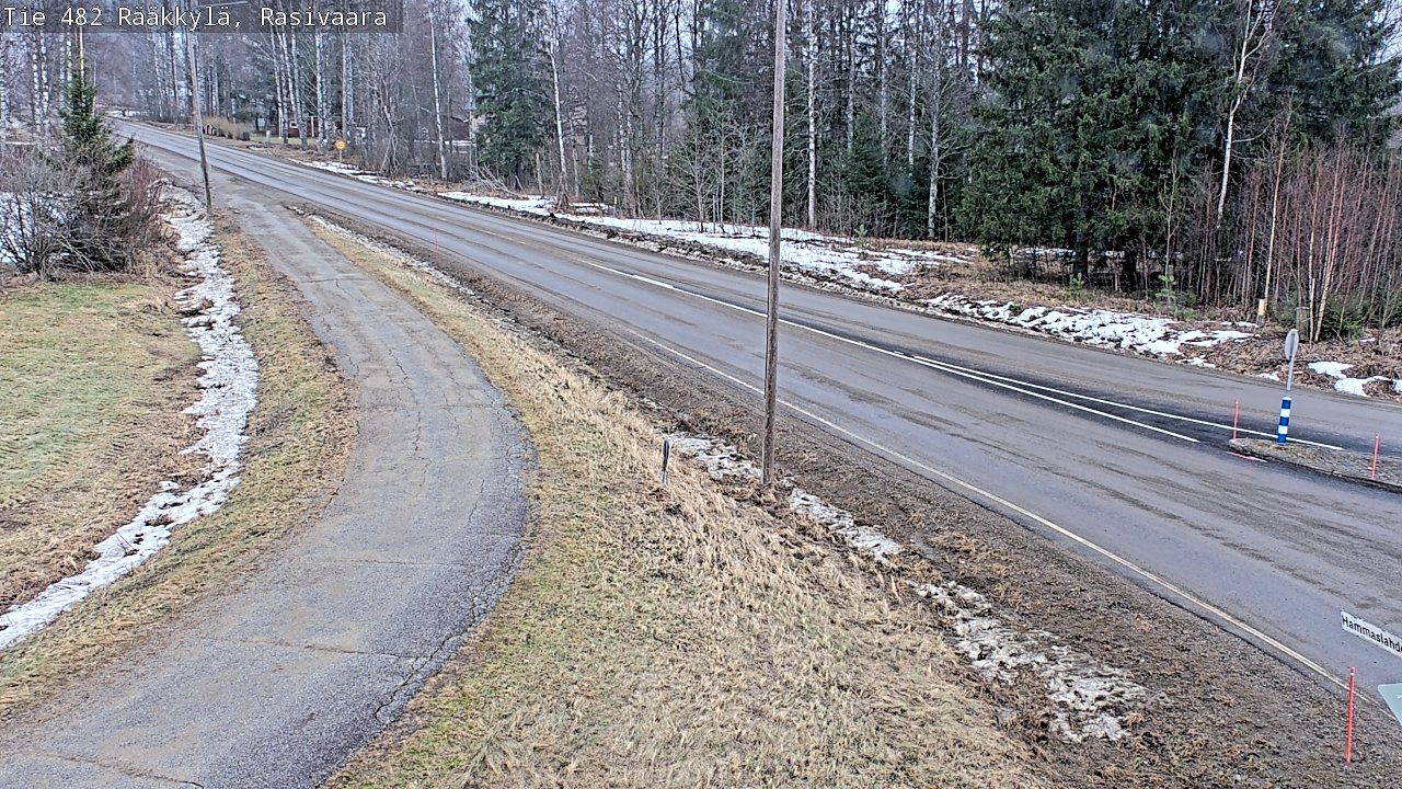 Weather Camera Image Väg 482 Rääkkylä, Rasivaara, Rääkkylä, Pohjois-Karjala