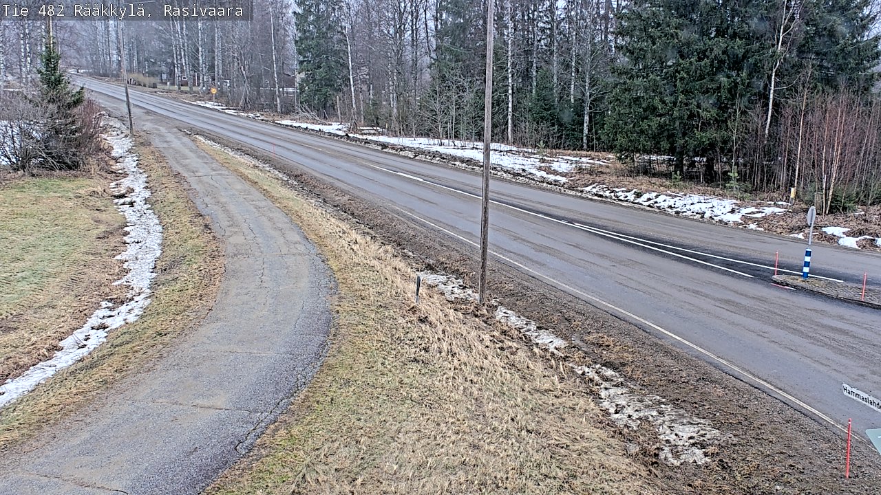 Weather Camera Image Väg 482 Rääkkylä, Rasivaara, Rääkkylä, Pohjois-Karjala