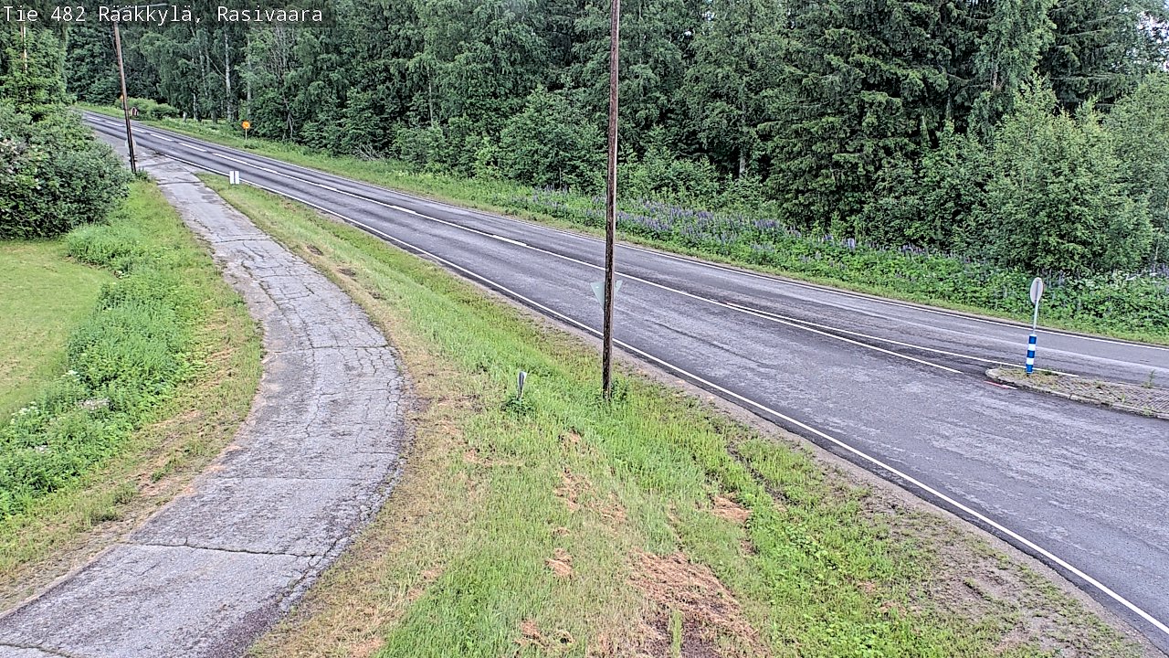 Weather Camera Image Väg 482 Rääkkylä, Rasivaara, Rääkkylä, Pohjois-Karjala