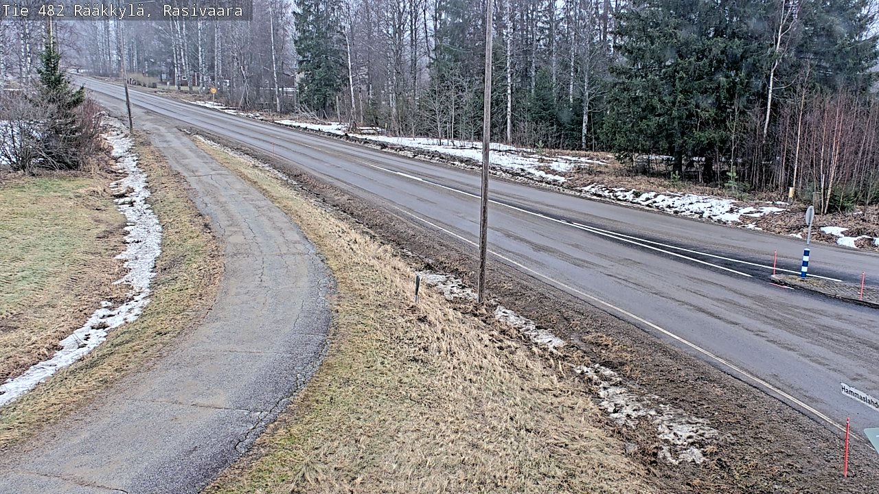 Weather Camera Image Väg 482 Rääkkylä, Rasivaara, Rääkkylä, Pohjois-Karjala