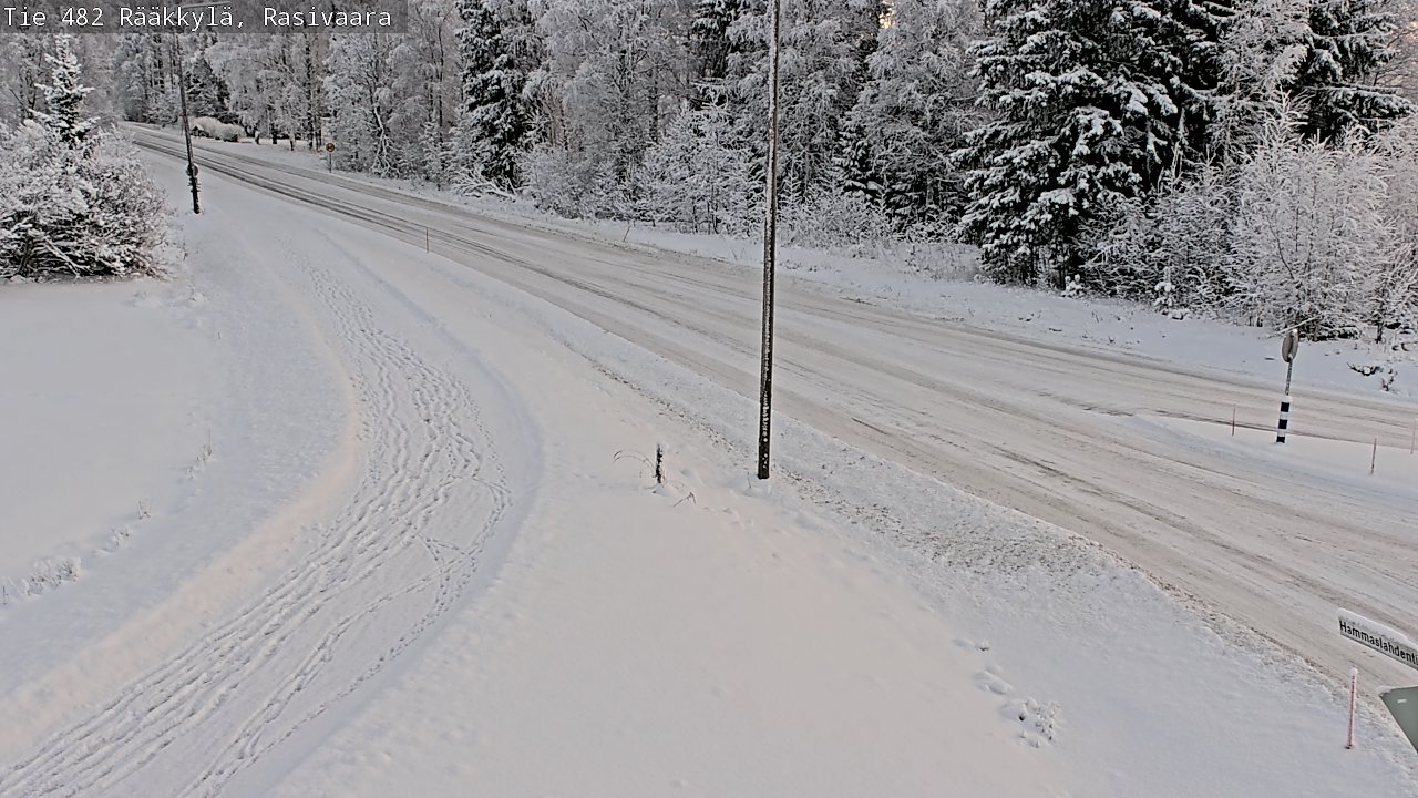 Weather Camera Image Road 482 Rääkkylä, Rasivaara, Rääkkylä, Pohjois-Karjala