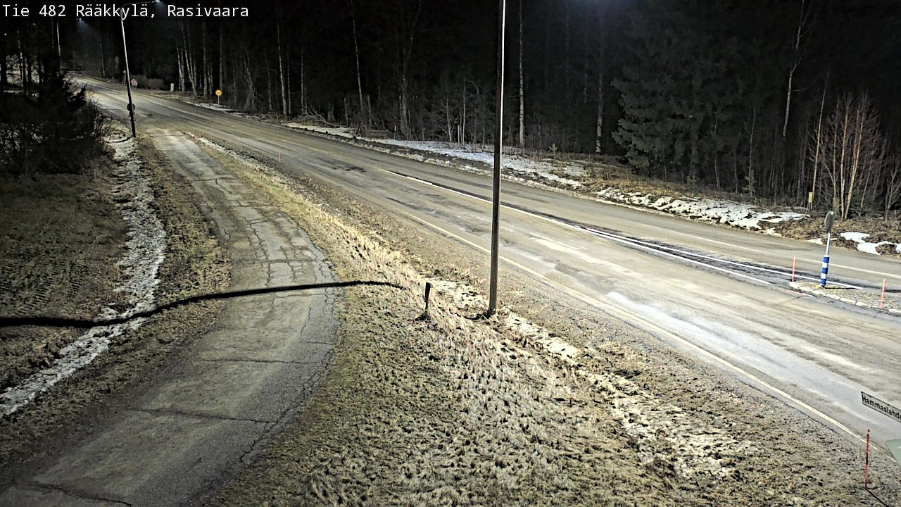 Weather Camera Image Väg 482 Rääkkylä, Rasivaara, Rääkkylä, Pohjois-Karjala