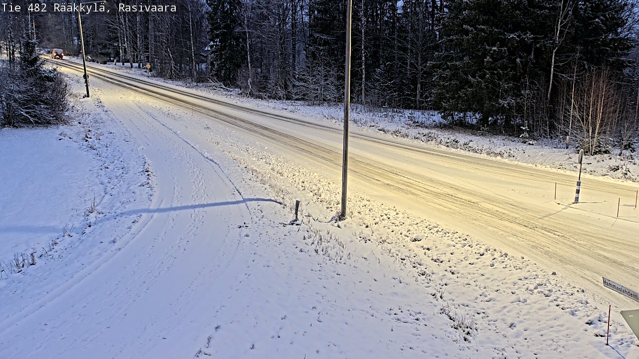Weather Camera Image Väg 482 Rääkkylä, Rasivaara, Rääkkylä, Pohjois-Karjala