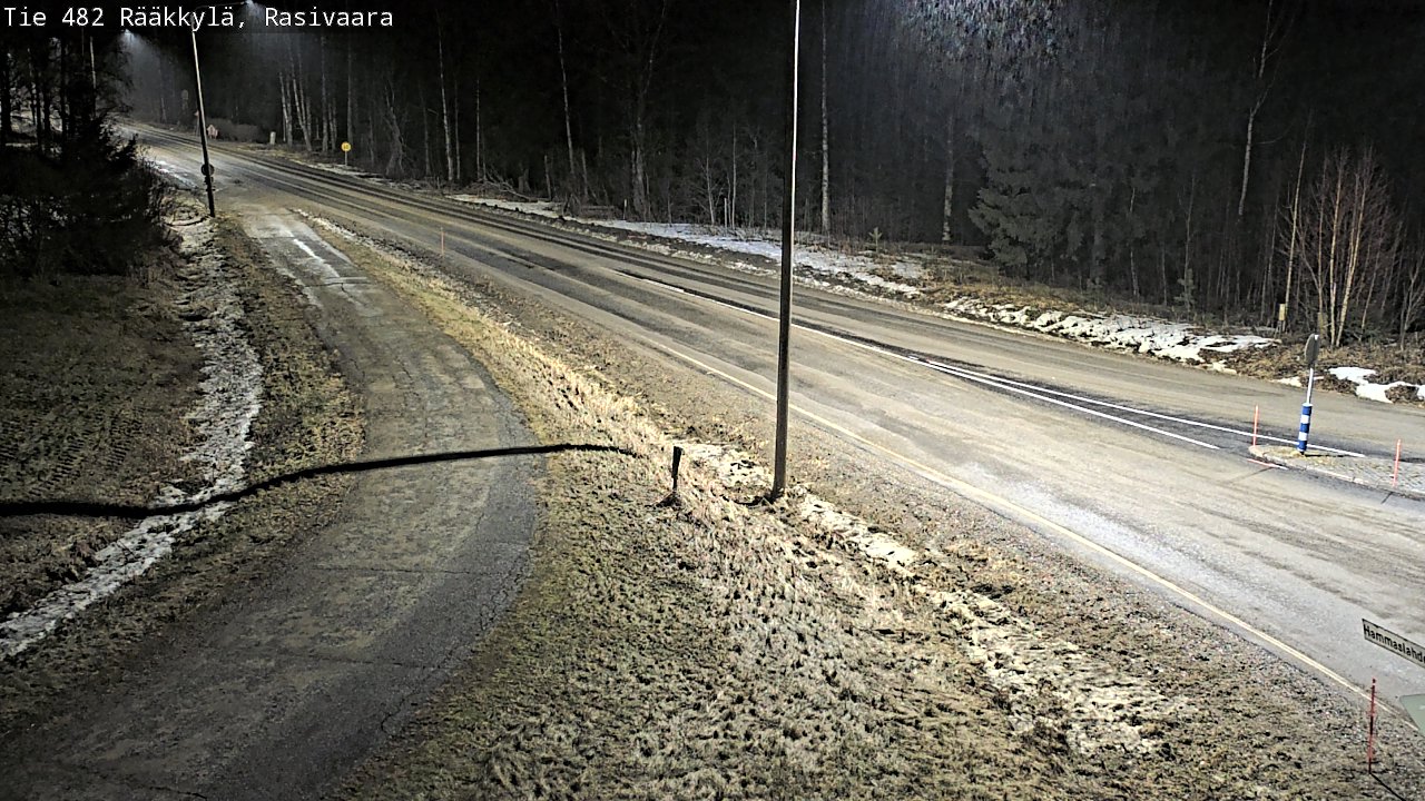 Weather Camera Image Väg 482 Rääkkylä, Rasivaara, Rääkkylä, Pohjois-Karjala