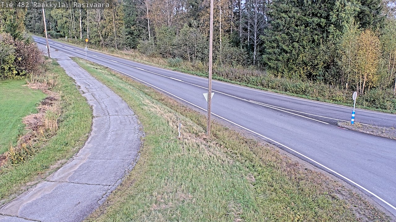 Weather Camera Image Väg 482 Rääkkylä, Rasivaara, Rääkkylä, Pohjois-Karjala
