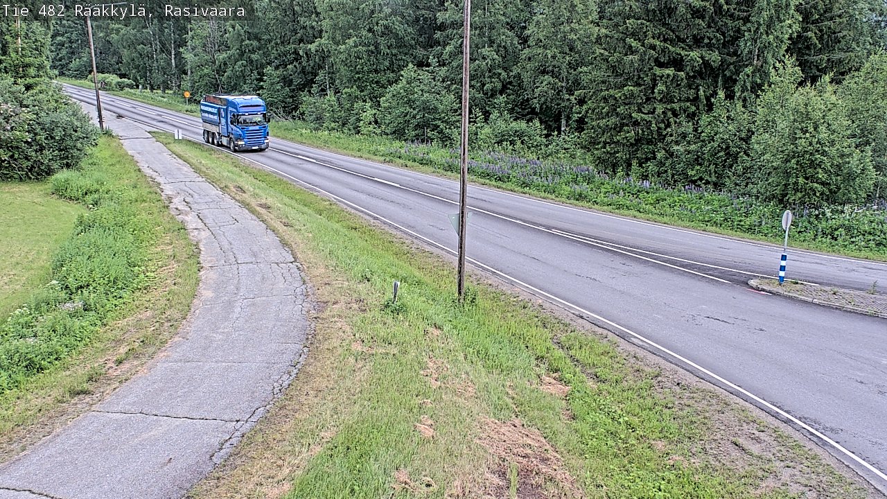 Weather Camera Image Väg 482 Rääkkylä, Rasivaara, Rääkkylä, Pohjois-Karjala