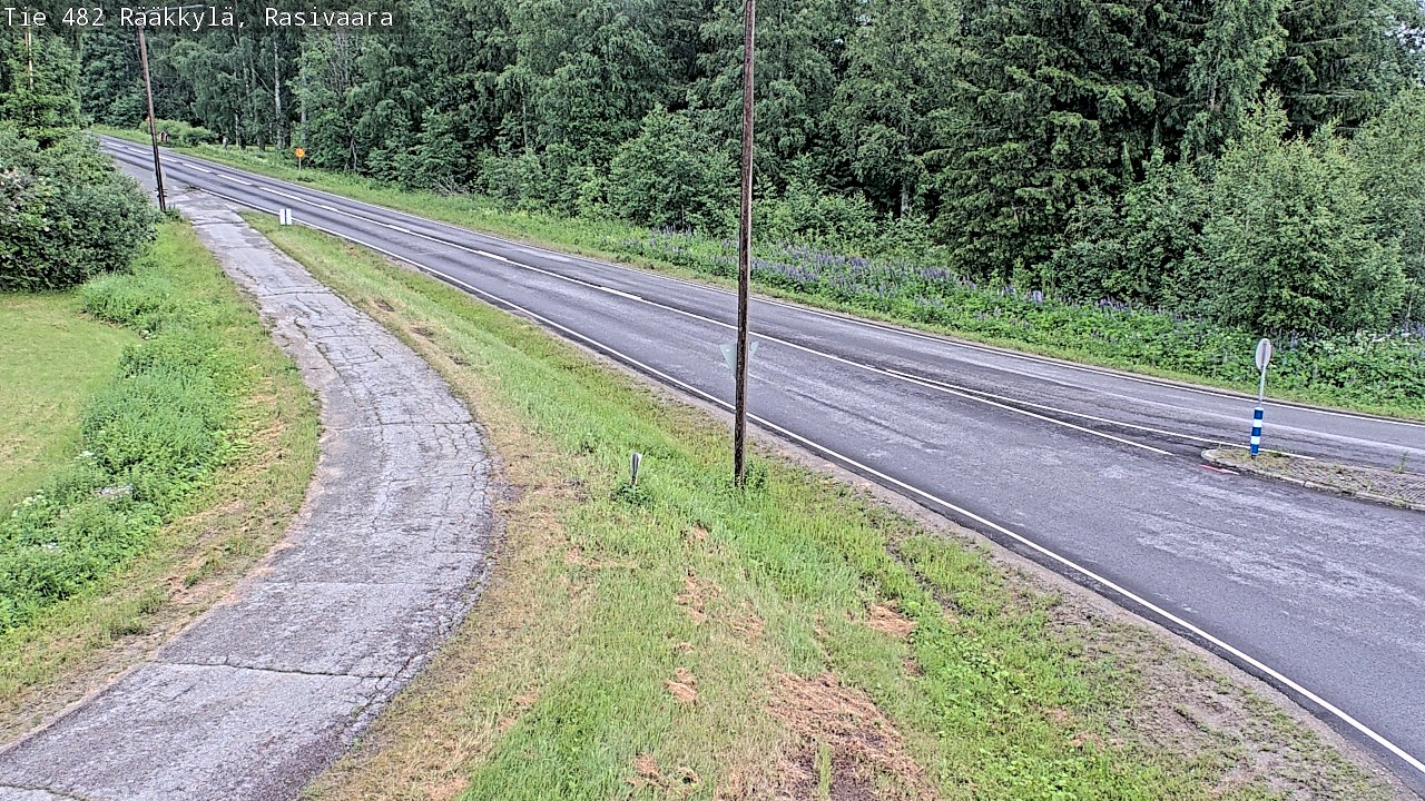 Weather Camera Image Väg 482 Rääkkylä, Rasivaara, Rääkkylä, Pohjois-Karjala