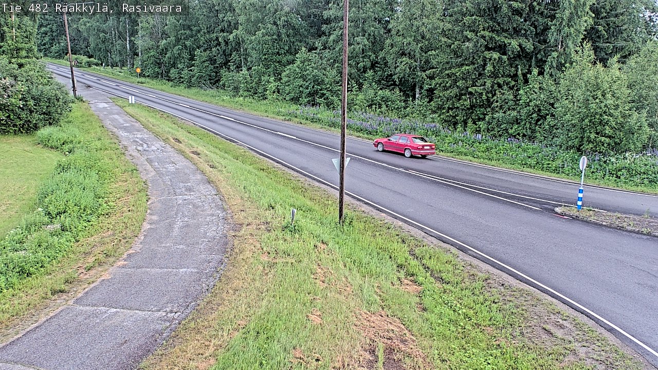 Weather Camera Image Väg 482 Rääkkylä, Rasivaara, Rääkkylä, Pohjois-Karjala