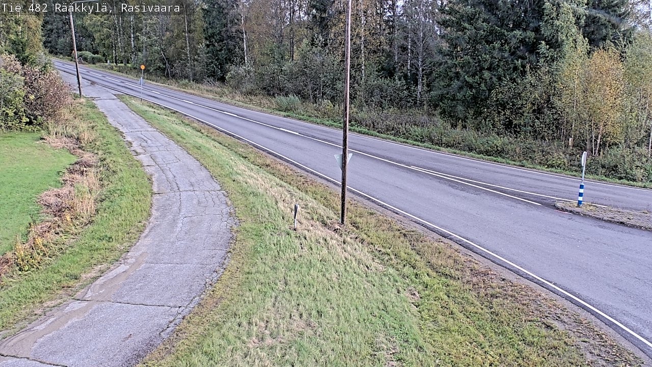 Weather Camera Image Road 482 Rääkkylä, Rasivaara, Rääkkylä, Pohjois-Karjala