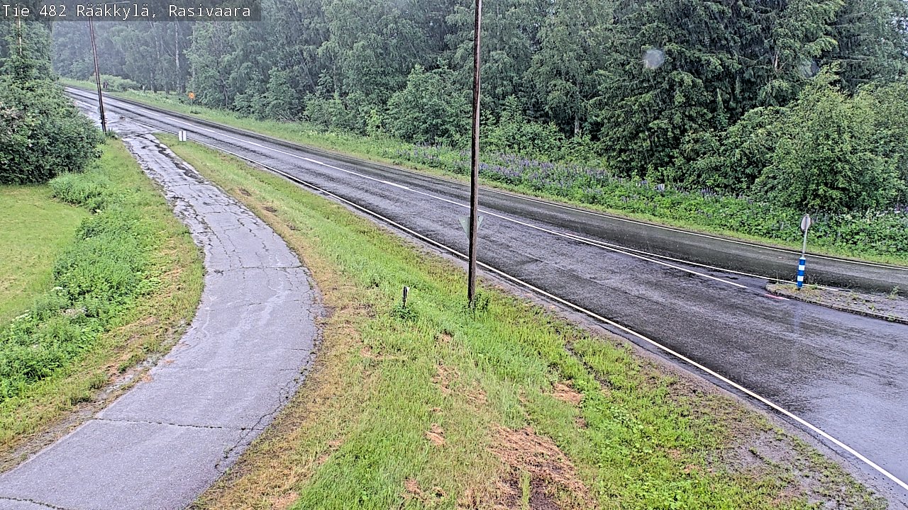 Weather Camera Image Väg 482 Rääkkylä, Rasivaara, Rääkkylä, Pohjois-Karjala