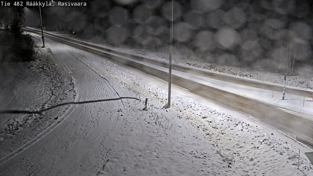 Weather Camera Image Väg 482 Rääkkylä, Rasivaara, Rääkkylä, Pohjois-Karjala