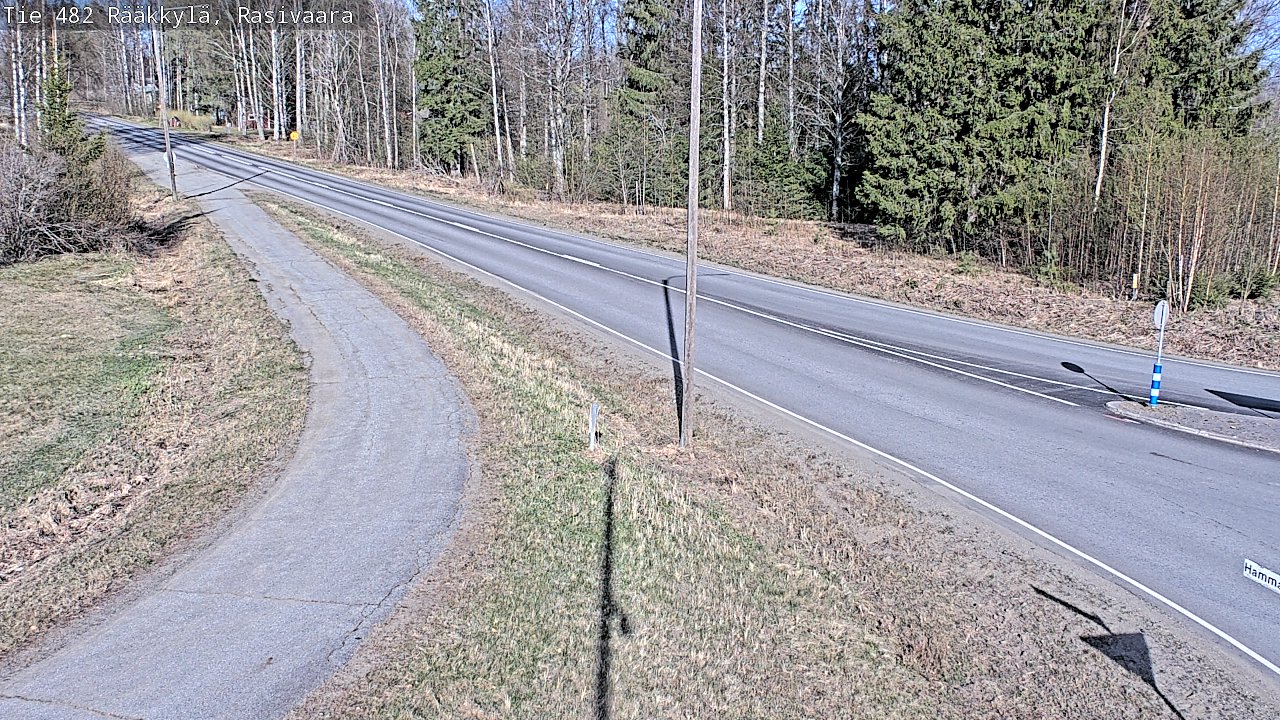 Weather Camera Image Road 482 Rääkkylä, Rasivaara, Rääkkylä, Pohjois-Karjala