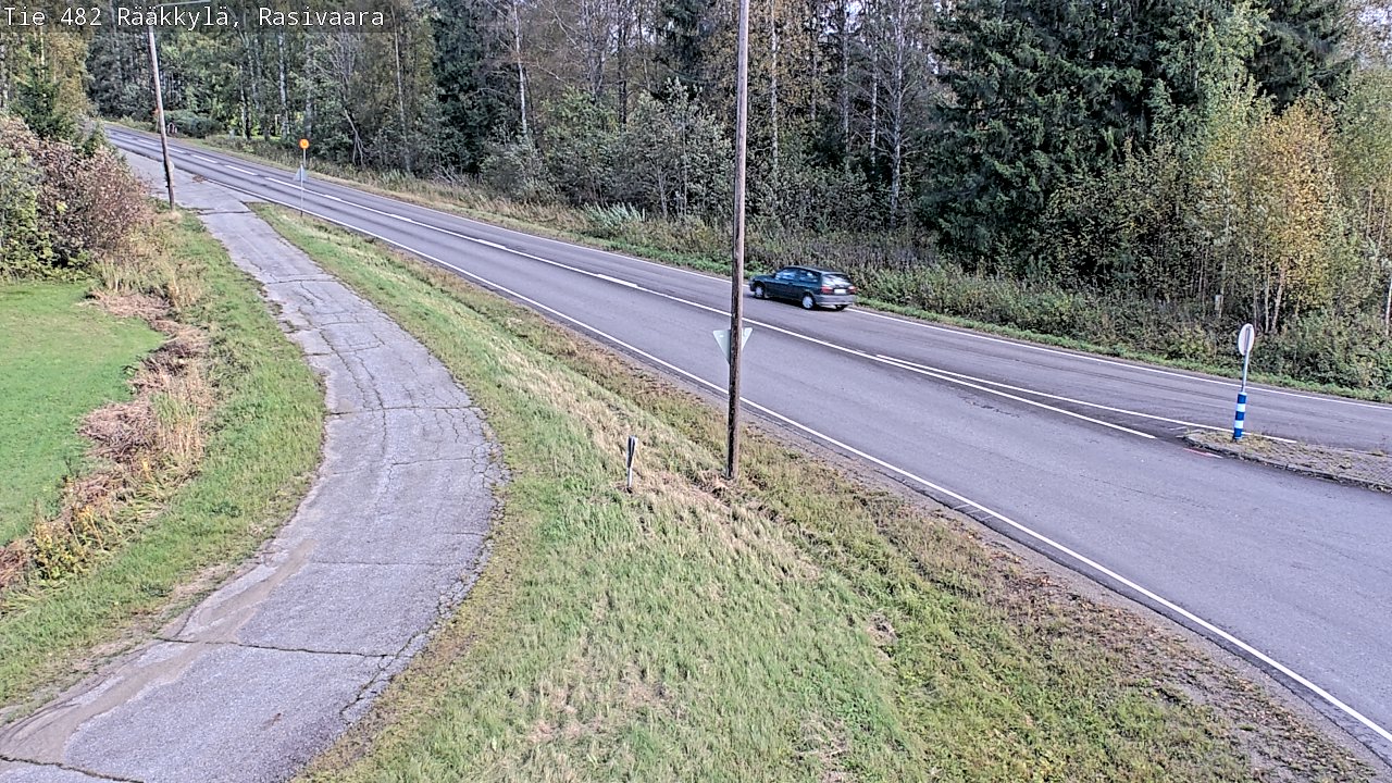 Weather Camera Image Road 482 Rääkkylä, Rasivaara, Rääkkylä, Pohjois-Karjala