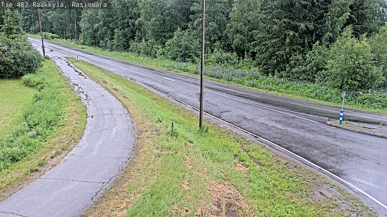 Weather Camera Image Väg 482 Rääkkylä, Rasivaara, Rääkkylä, Pohjois-Karjala