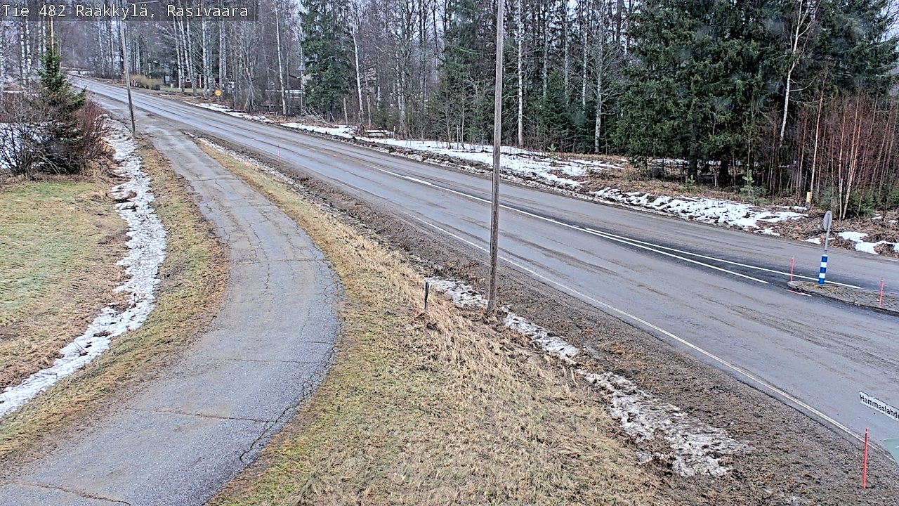 Weather Camera Image Väg 482 Rääkkylä, Rasivaara, Rääkkylä, Pohjois-Karjala