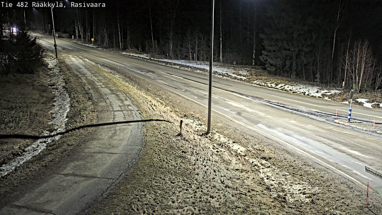 Weather Camera Image Väg 482 Rääkkylä, Rasivaara, Rääkkylä, Pohjois-Karjala