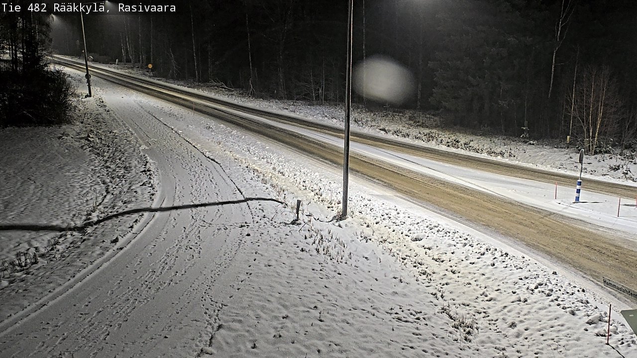 Weather Camera Image Väg 482 Rääkkylä, Rasivaara, Rääkkylä, Pohjois-Karjala