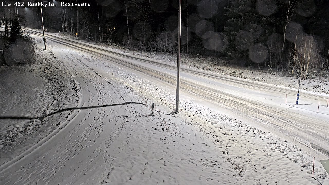 Weather Camera Image Väg 482 Rääkkylä, Rasivaara, Rääkkylä, Pohjois-Karjala