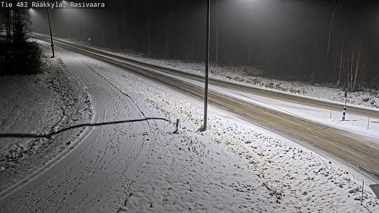 Weather Camera Image Väg 482 Rääkkylä, Rasivaara, Rääkkylä, Pohjois-Karjala