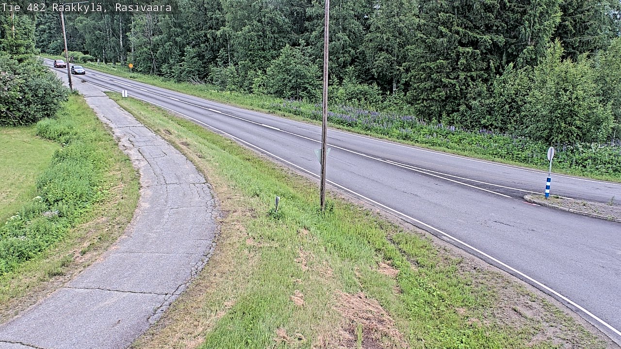 Weather Camera Image Väg 482 Rääkkylä, Rasivaara, Rääkkylä, Pohjois-Karjala