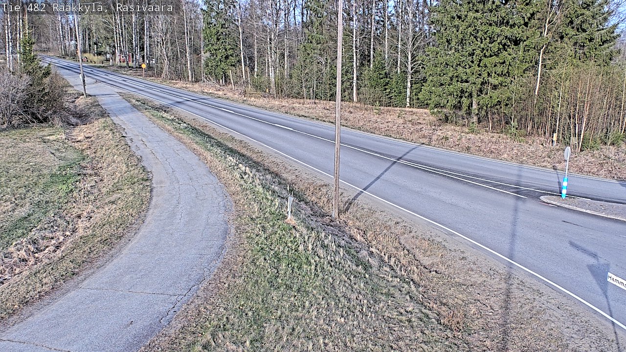 Weather Camera Image Road 482 Rääkkylä, Rasivaara, Rääkkylä, Pohjois-Karjala