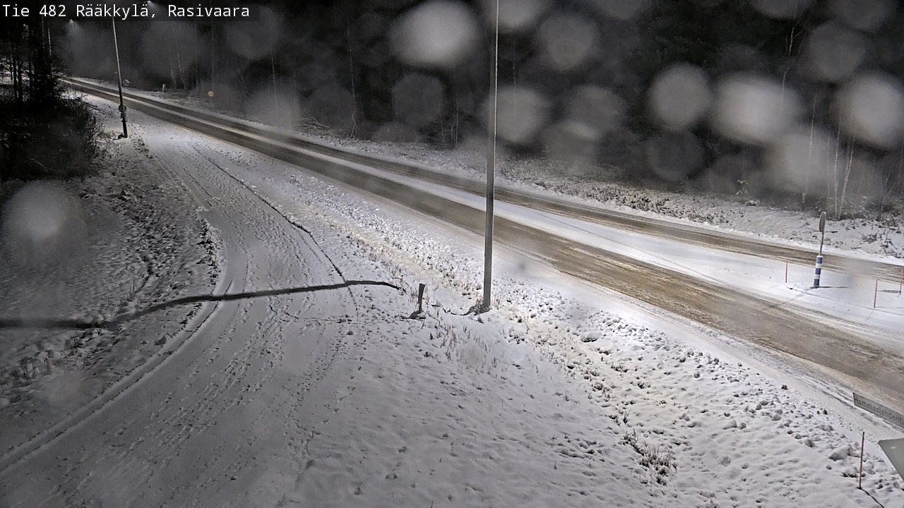 Weather Camera Image Väg 482 Rääkkylä, Rasivaara, Rääkkylä, Pohjois-Karjala