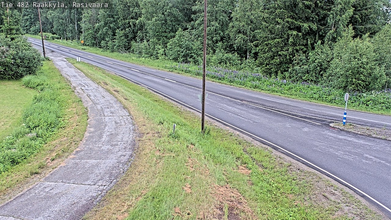 Weather Camera Image Väg 482 Rääkkylä, Rasivaara, Rääkkylä, Pohjois-Karjala