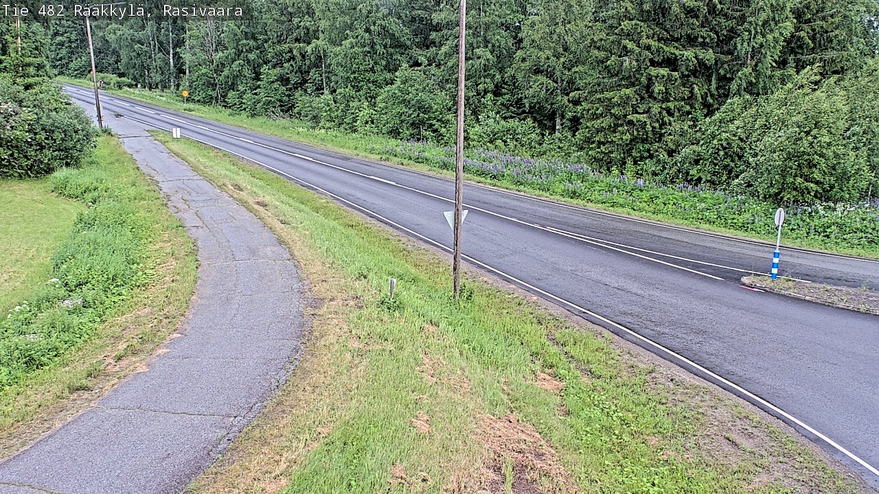 Weather Camera Image Väg 482 Rääkkylä, Rasivaara, Rääkkylä, Pohjois-Karjala