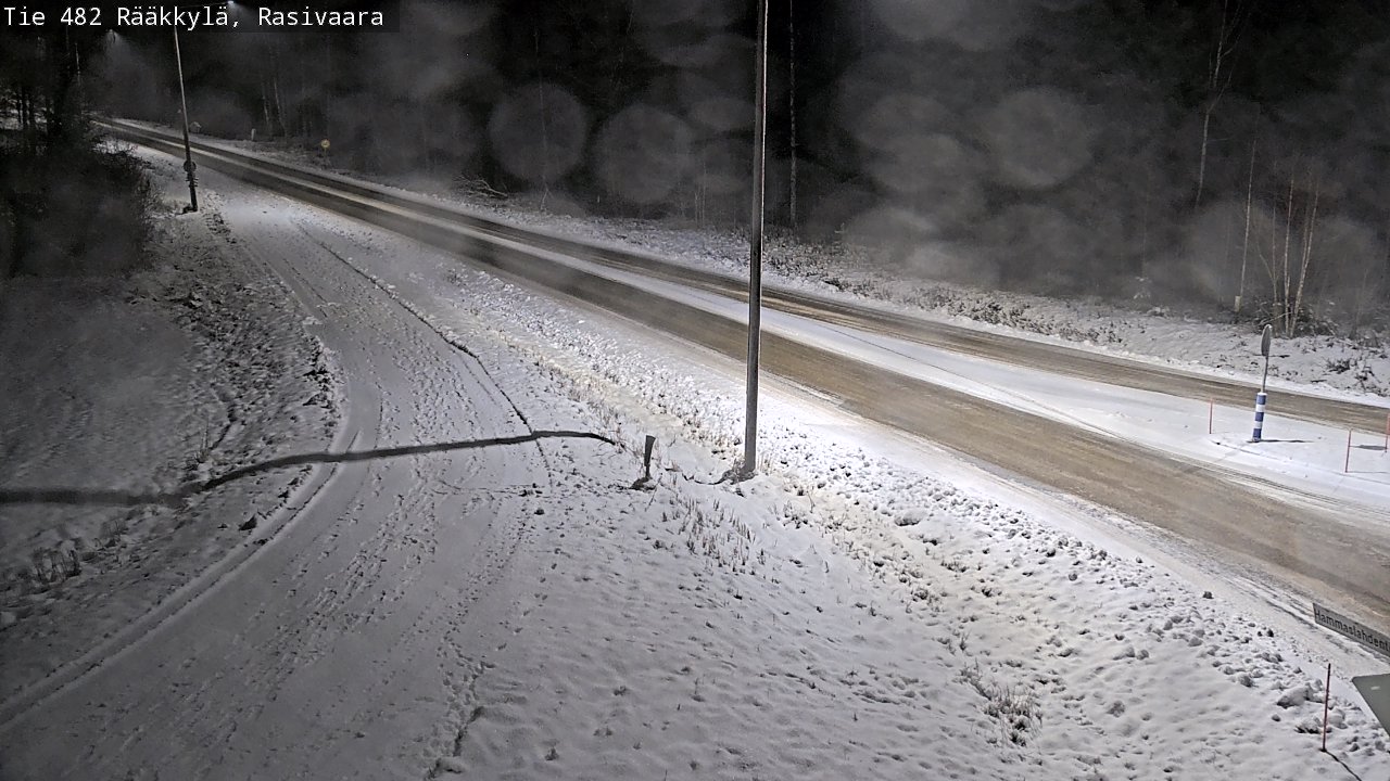 Weather Camera Image Väg 482 Rääkkylä, Rasivaara, Rääkkylä, Pohjois-Karjala