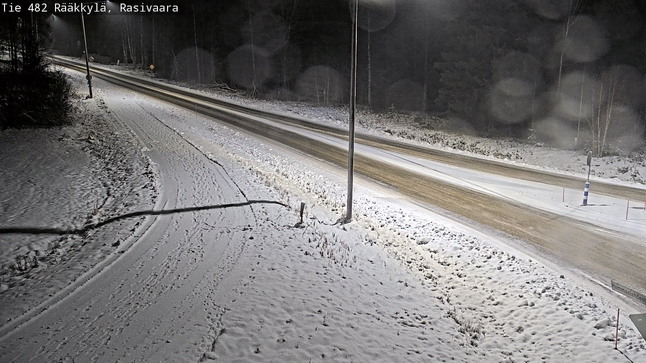 Weather Camera Image Väg 482 Rääkkylä, Rasivaara, Rääkkylä, Pohjois-Karjala