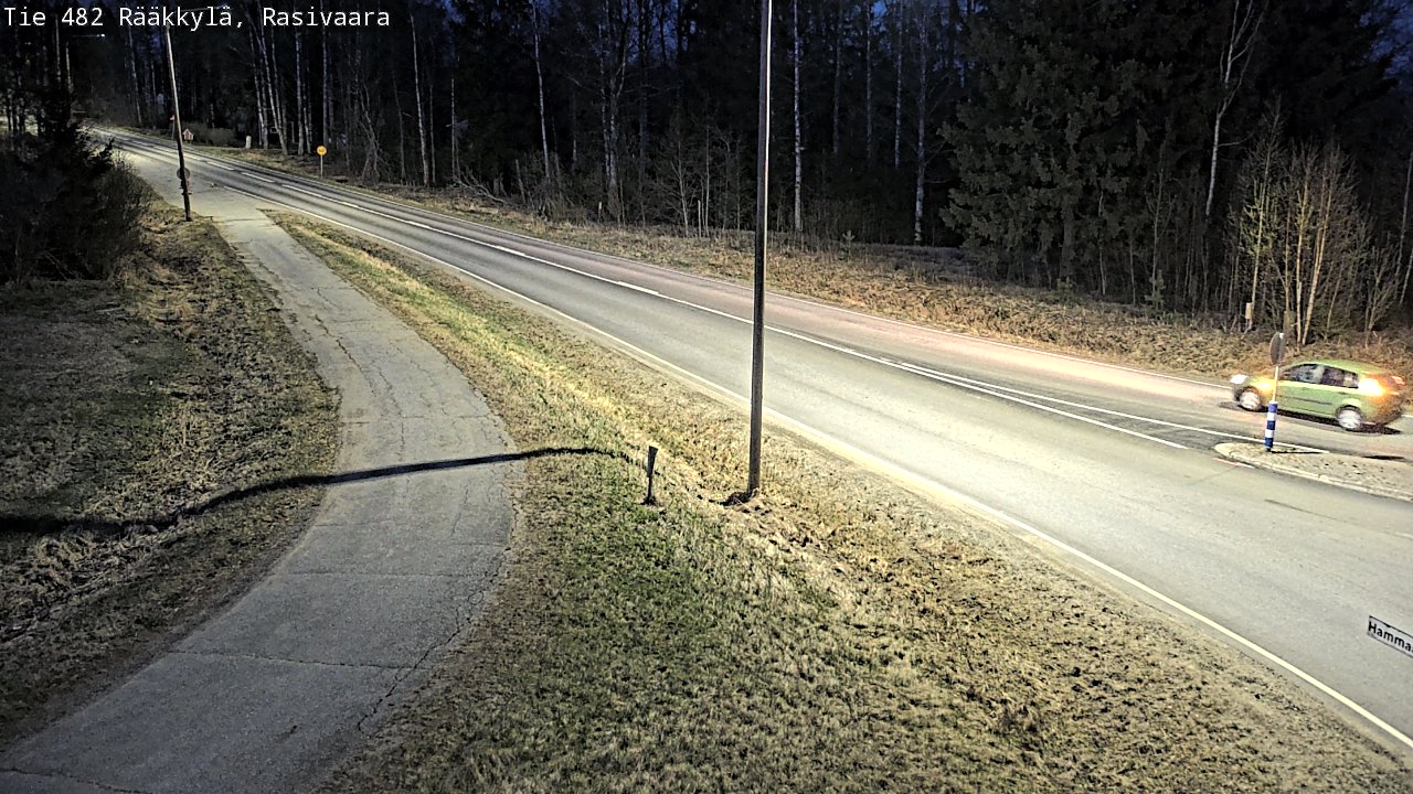 Weather Camera Image Road 482 Rääkkylä, Rasivaara, Rääkkylä, Pohjois-Karjala