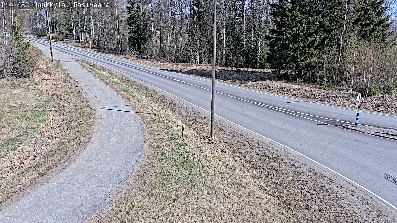 Weather Camera Image Road 482 Rääkkylä, Rasivaara, Rääkkylä, Pohjois-Karjala