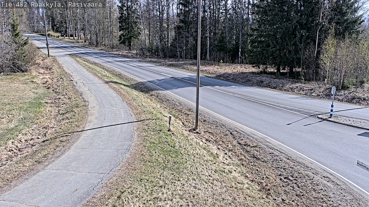 Weather Camera Image Road 482 Rääkkylä, Rasivaara, Rääkkylä, Pohjois-Karjala