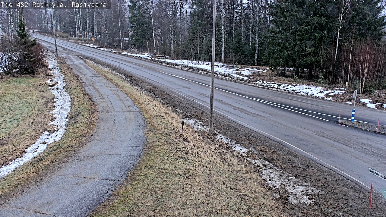 Weather Camera Image Väg 482 Rääkkylä, Rasivaara, Rääkkylä, Pohjois-Karjala