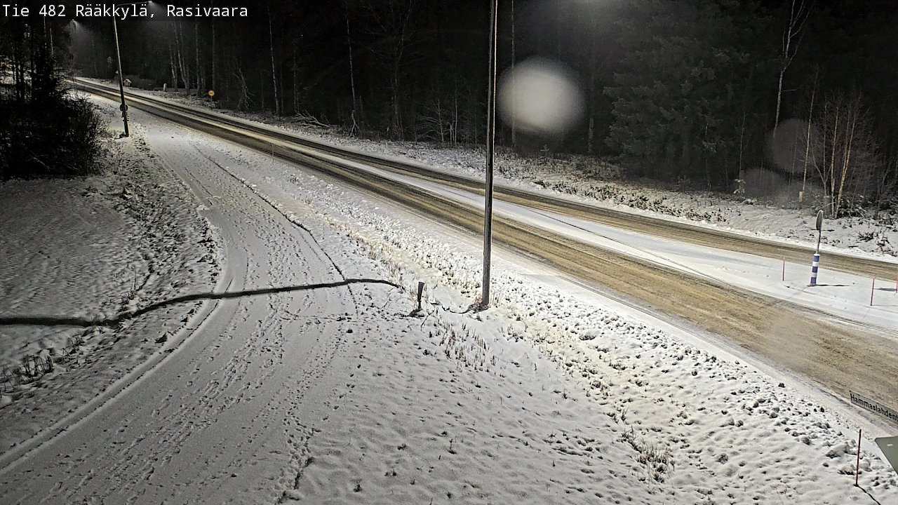 Weather Camera Image Väg 482 Rääkkylä, Rasivaara, Rääkkylä, Pohjois-Karjala