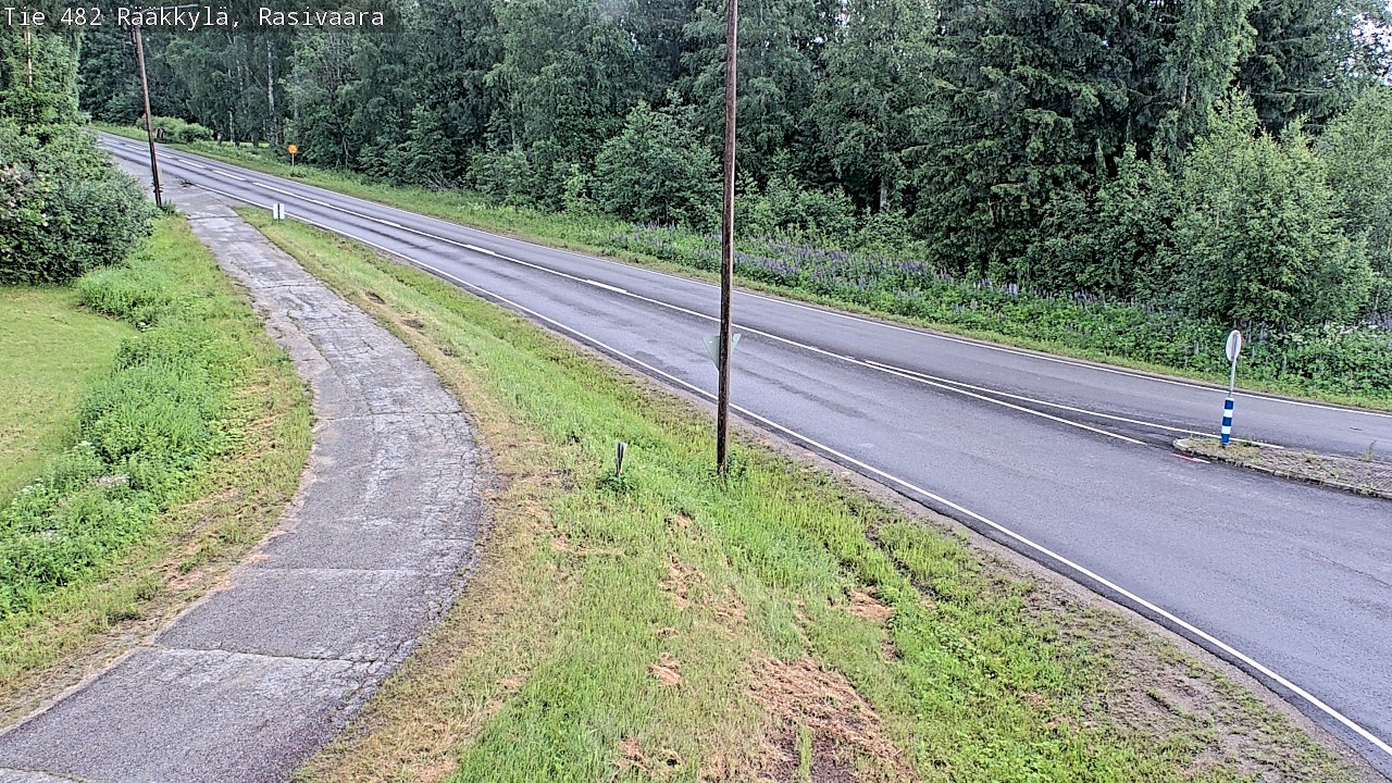 Weather Camera Image Väg 482 Rääkkylä, Rasivaara, Rääkkylä, Pohjois-Karjala
