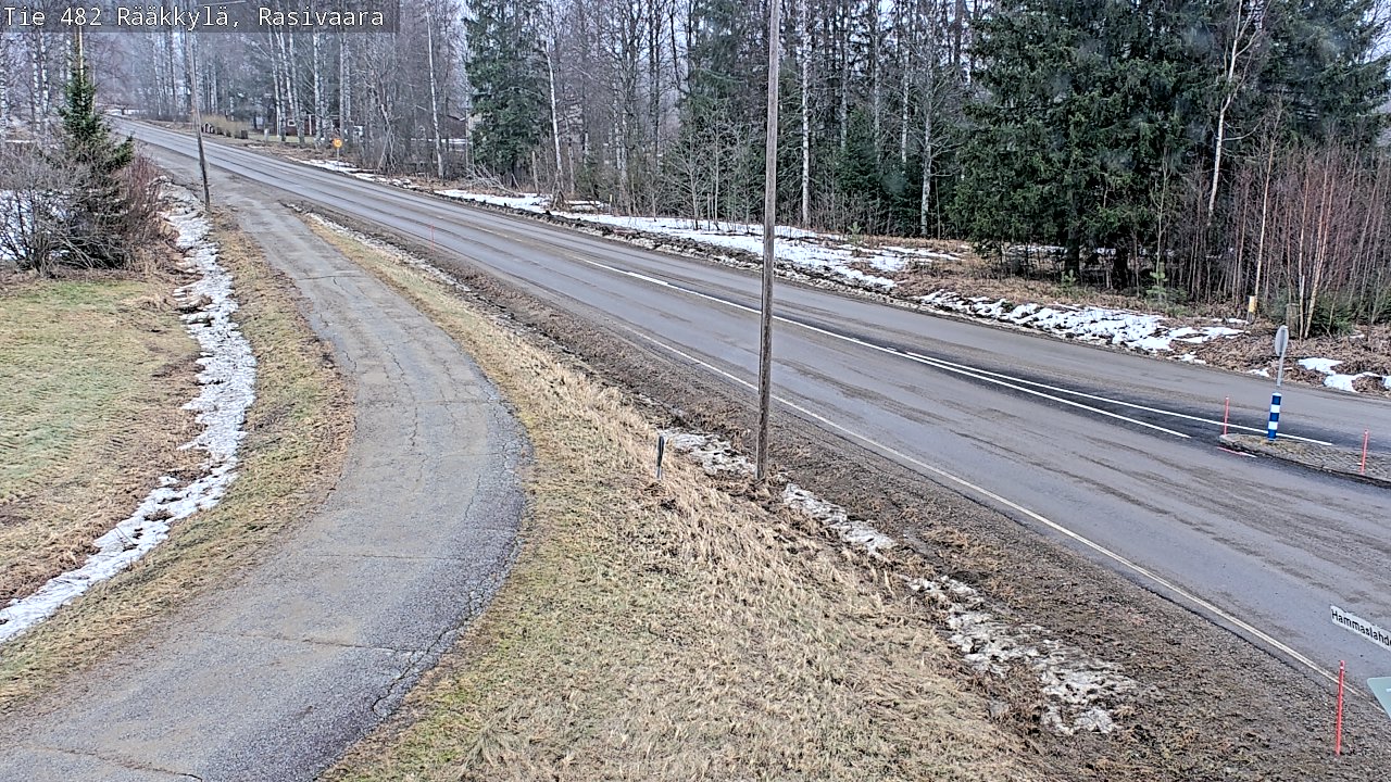 Weather Camera Image Väg 482 Rääkkylä, Rasivaara, Rääkkylä, Pohjois-Karjala