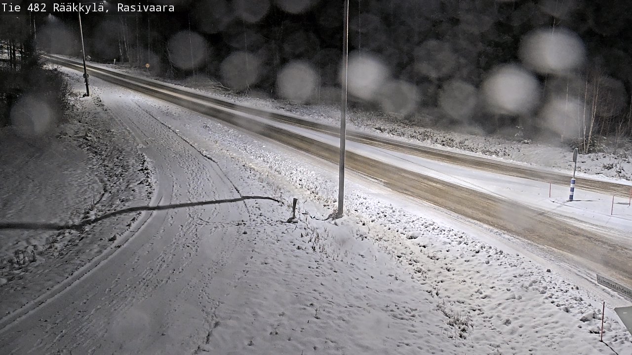 Weather Camera Image Väg 482 Rääkkylä, Rasivaara, Rääkkylä, Pohjois-Karjala