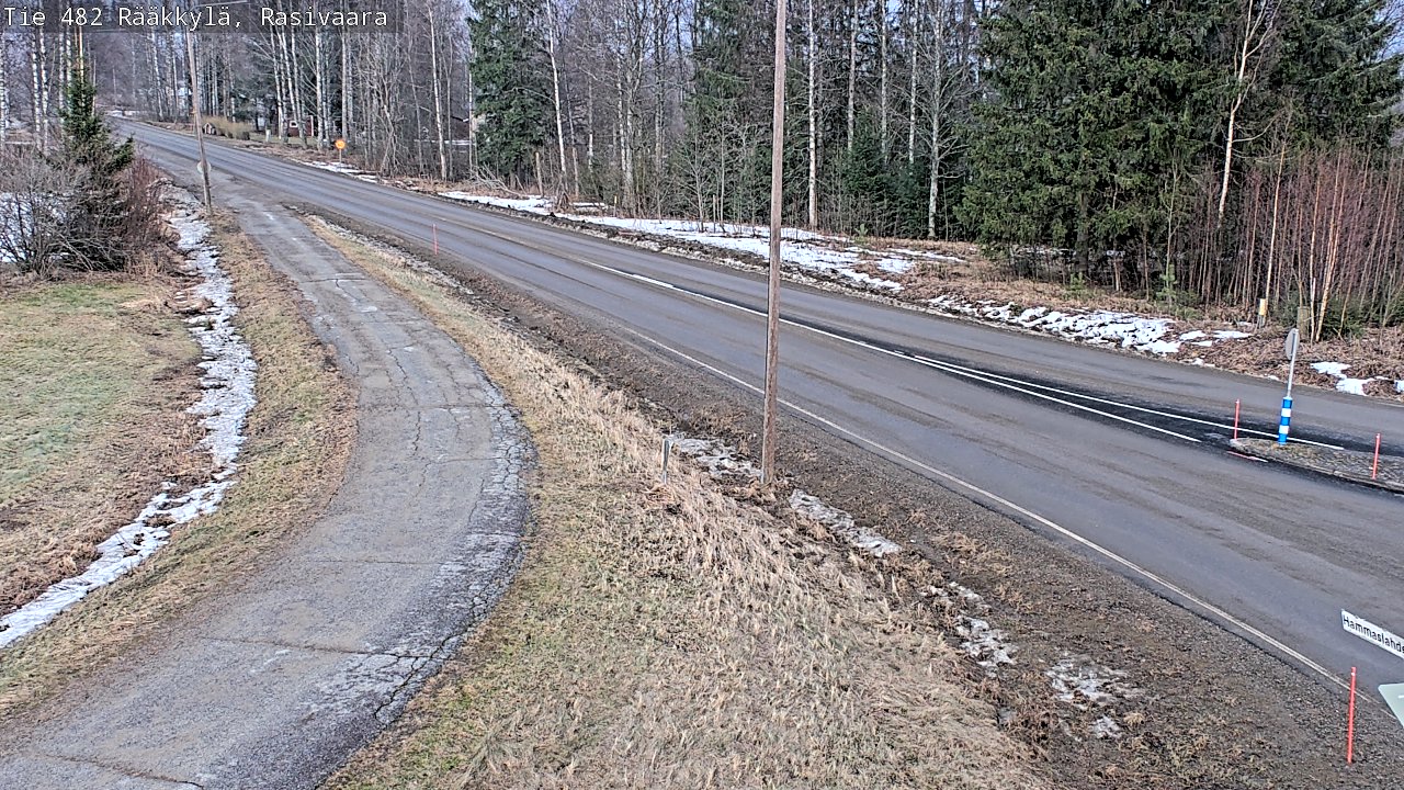 Weather Camera Image Väg 482 Rääkkylä, Rasivaara, Rääkkylä, Pohjois-Karjala