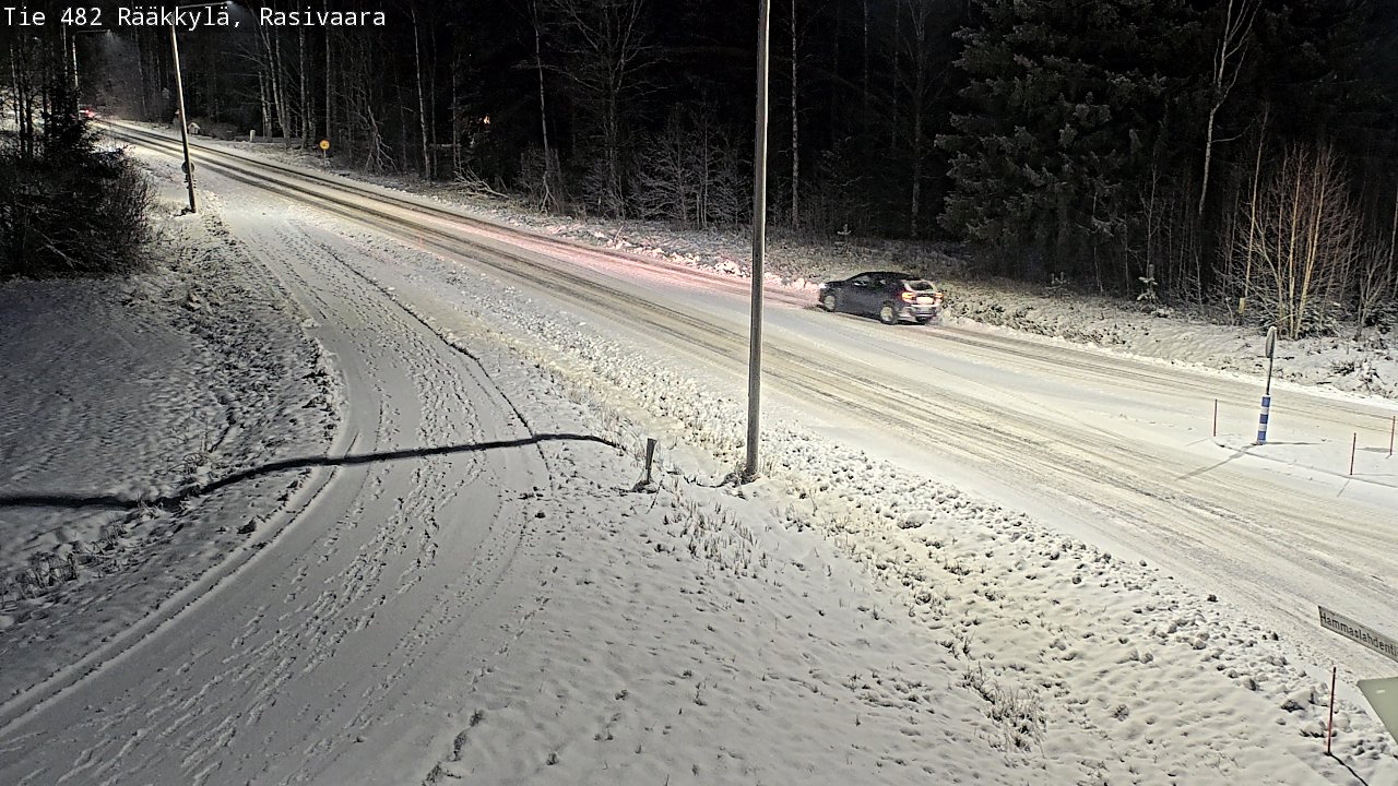 Weather Camera Image Väg 482 Rääkkylä, Rasivaara, Rääkkylä, Pohjois-Karjala